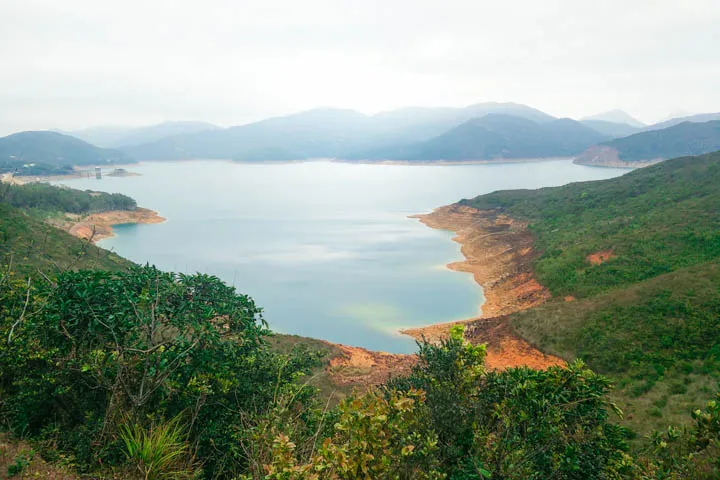 View of High Island Reservoir.